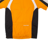 NAKAMURA Cycling Mens Jersey Orange 1/2 Zip M