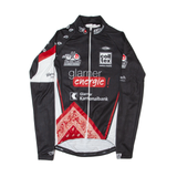 TZAMO Cycling Full Zip Mens Jersey Black Long Sleeve XS