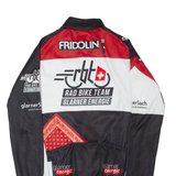 TZAMO Cycling Full Zip Mens Jersey Black Long Sleeve XS