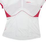 CRAFT Cycling Womens Jersey White 1/4 Zip XL