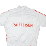 TEKER Cycling Full Zip Mens Jersey White M