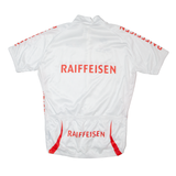 TEKER Cycling Full Zip Mens Jersey White M