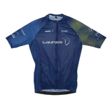 SCATTA Cycling Full Zip Mens Jersey Blue M