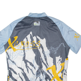 GONZO Cycling Mens Jersey Grey 1/2 Zip L