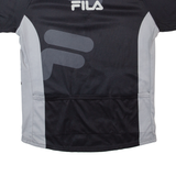 FILA Cycling Mens Jersey Black 1/2 Zip XL