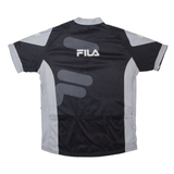 FILA Cycling Mens Jersey Black 1/2 Zip XL