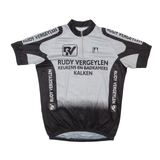 RUDY VERGEYLEN Cycling Mens Jersey Grey 1/4 Zip L