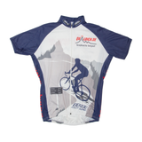 MAISCH Cycling Full Zip Mens Jersey Blue S