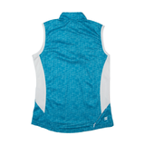 STOKE Cycling Womens Jersey Green Sleeveless 1/2 Zip M