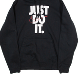 NIKE Womens Black Hoodie L