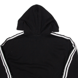 ADIDAS Cropped Womens Black Hoodie UK 8