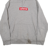 LEVI'S Relaxed Mens Grey Hoodie L