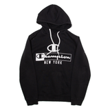 CHAMPION Womens Black Hoodie USA XS
