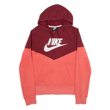 NIKE Womens Red Hoodie M