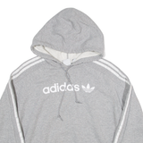 ADIDAS Womens Grey Hoodie UK 10