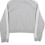 ADIDAS Womens Grey Hoodie UK 10