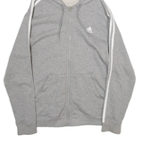 ADIDAS Womens Grey Hoodie M