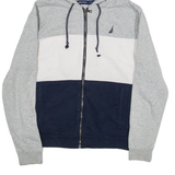 NAUTICA Womens Grey Hoodie Full Zip S