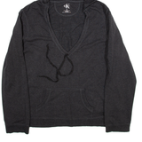 CALVIN KLEIN Womens Grey Hoodie 2XL