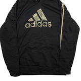ADIDAS Womens Black Hoodie L