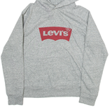 LEVI'S Mens Grey Hoodie S