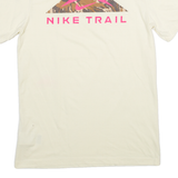 NIKE Dri Fit Womens T-Shirt Yellow S