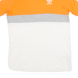 ADIDAS Womens T-Shirt Orange XS