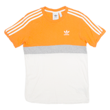 ADIDAS Womens T-Shirt Orange XS