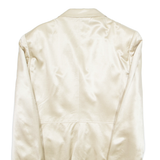 LAUREL Womens Blazer Jacket Beige Wool L