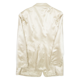 LAUREL Womens Blazer Jacket Beige Wool L