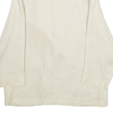 Womens Blazer Jacket Beige Gingham L