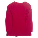Womens Blazer Jacket Red Wool M