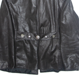AVANIGRADE Womens Jacket Black Faux Leather L