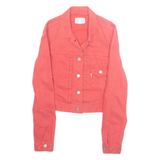 LEVI'S Womens Denim Jacket Orange XS