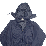 K.WAY Mens Rain Jacket Blue Hooded M