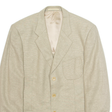 Mens Blazer Jacket Green Wool L