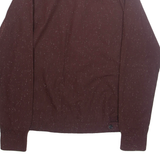 ALL SAINTS Mens Jacket Maroon Spotted S