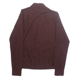 ALL SAINTS Mens Jacket Maroon Spotted S