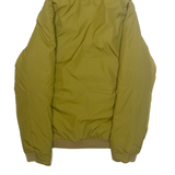 NIKE Mens Puffer Coat Green Hooded S