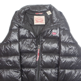 LEVI'S Womens Puffer Coat Black XS