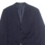 PIATTELLI Mens Blazer Jacket Blue L