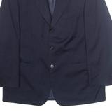 PIATTELLI Mens Blazer Jacket Blue L