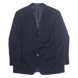PIATTELLI Mens Blazer Jacket Blue L