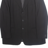 Mens Blazer Jacket Black XL