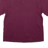 ADIDAS Womens T-Shirt Maroon UK 6
