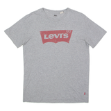 LEVI'S Mens T-Shirt Grey Crew Neck M