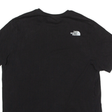 THE NORTH FACE Mens T-Shirt Black Crew Neck XXS
