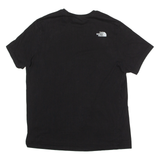 THE NORTH FACE Mens T-Shirt Black Crew Neck XXS