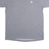 ADIDAS Mens T-Shirt Grey Crew Neck M