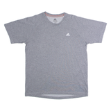 ADIDAS Mens T-Shirt Grey Crew Neck M